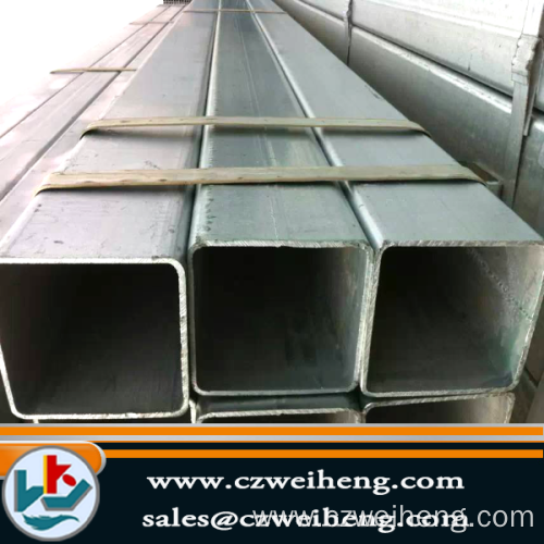 ASTM a500 Gr. C Rectangular Steel Tube SizesWelded black Carbon gavalnized Steel square rectangular Pipe For Structure supplier